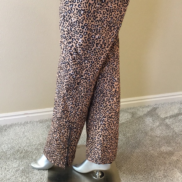 Obermeyer Harlow Ski Pants / Snow Pants In Leopard Print - Picture 7 of 16